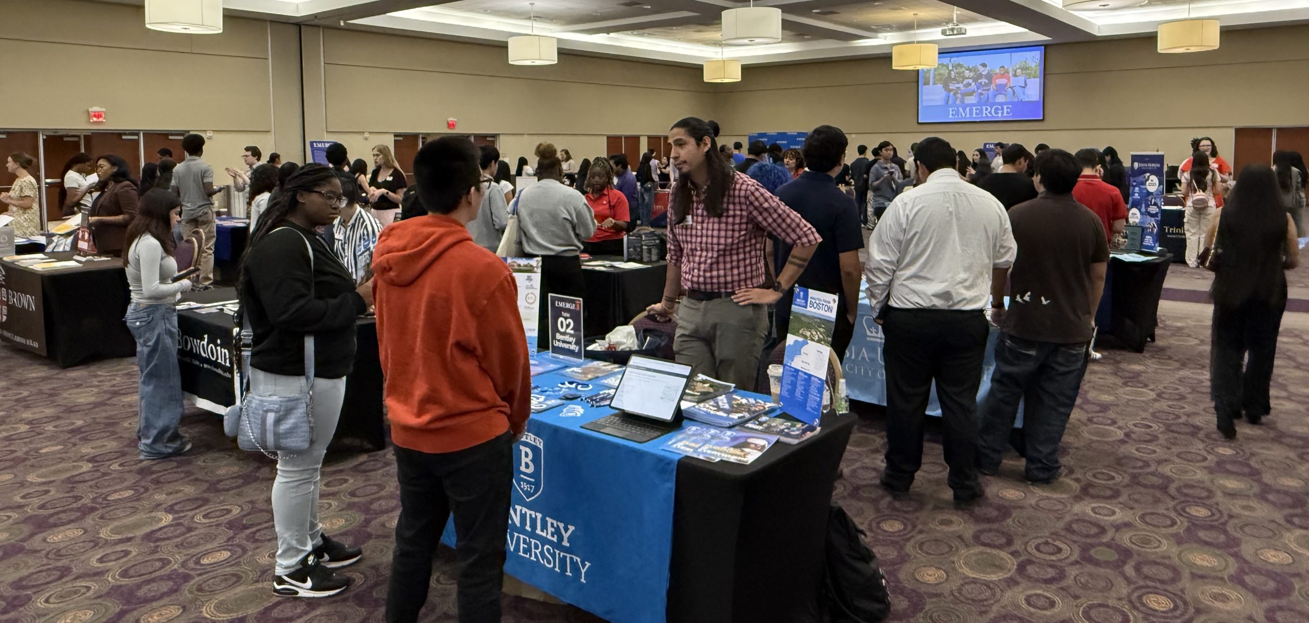 2025 Top Tier College Fair - wide shot of fair