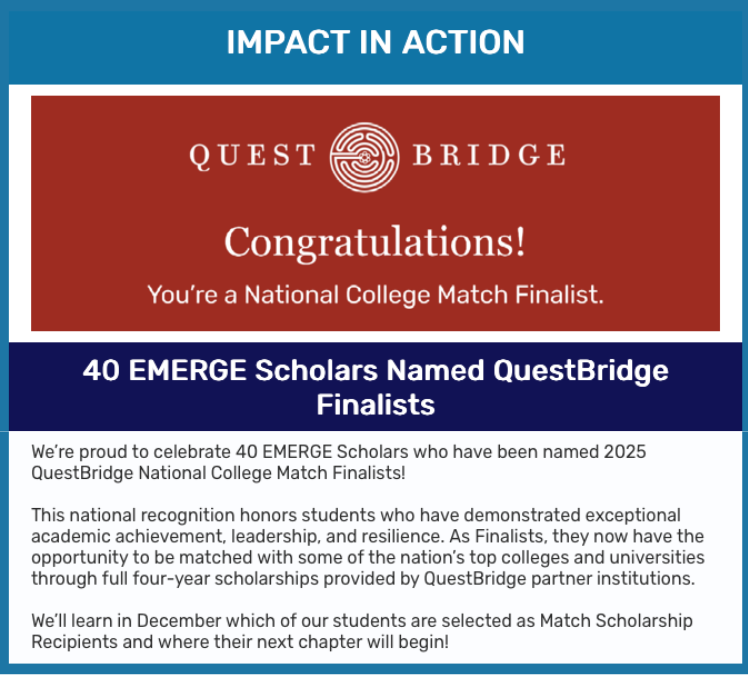 EMERGE Fall 2025 newsletter