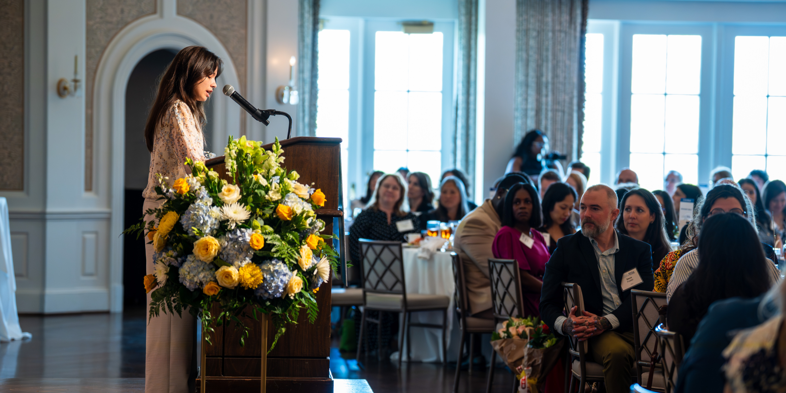 Diana Villatoro Sorto At The Podium